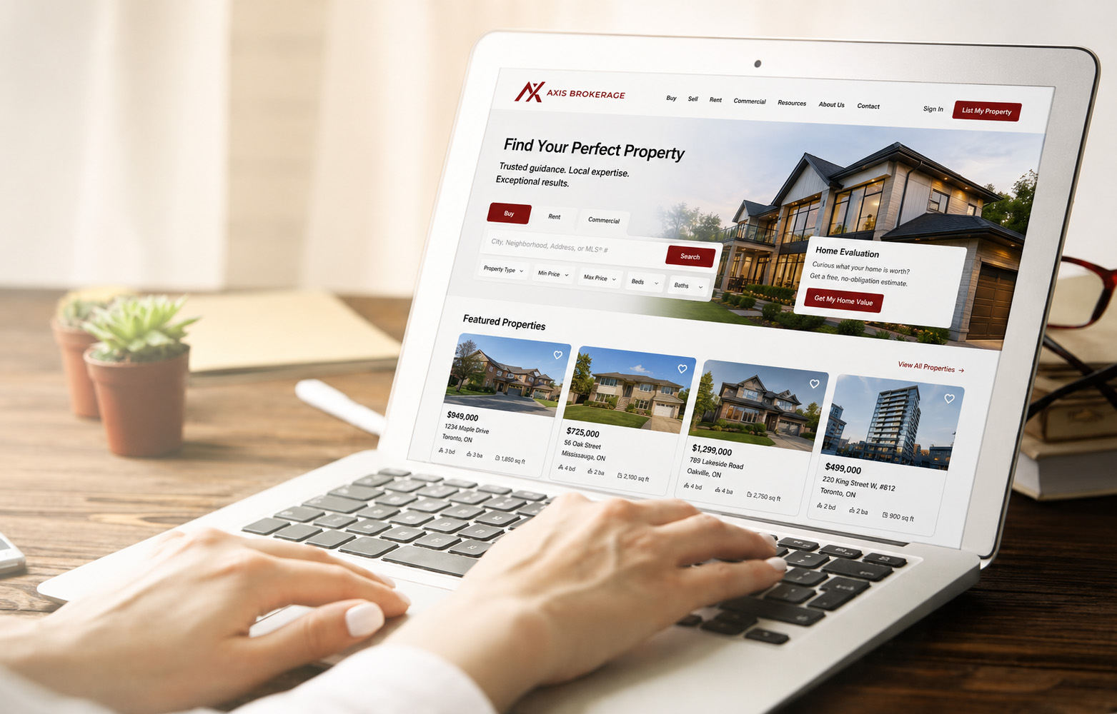 Home available through the AXIS Brokerage search experience